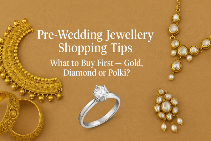Pre-Wedding Jewellery Shopping Tips: What to Buy First — Gold, Diamond or Polki?